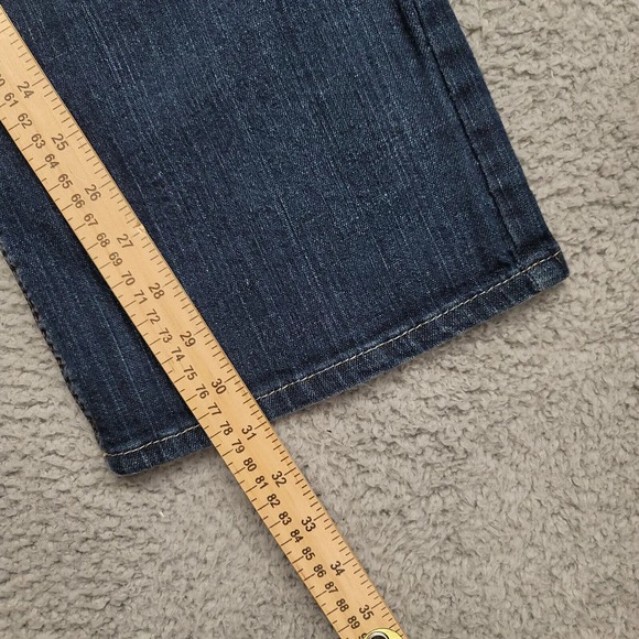 BandolinoBlu Jeans Womens 14 Blue Denim Straight Casual Pockets High Rise Flat - Picture 12 of 12